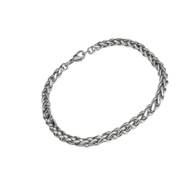 Silver Plated Chain Bracelet By Menjewell 